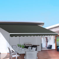 Folding Arm Awning Motorised Retractable Outdoor Sunshade2.5X2M Mega Winter Sale Kings Warehouse 