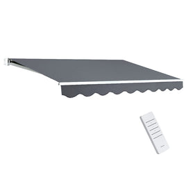 Folding Arm Awning Motorised Retractable Outdoor Sunshade3X2.5M Kings Warehouse 