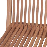 Folding Garden Chairs 4 pcs Solid Teak Wood Kings Warehouse 