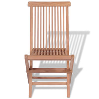 Folding Garden Chairs 4 pcs Solid Teak Wood Kings Warehouse 