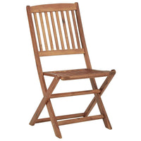 Folding Outdoor Chairs 2 pcs Solid Acacia Wood Outdoor Furniture Kings Warehouse 