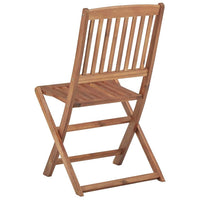 Folding Outdoor Chairs 2 pcs Solid Acacia Wood Outdoor Furniture Kings Warehouse 