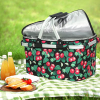 Folding Picnic Bag Basket Cooler Hamper Camping Hiking Insulated Lunch Kings Warehouse 