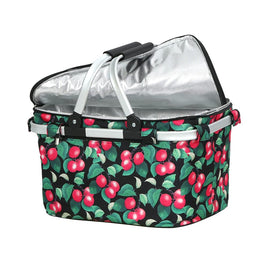 Folding Picnic Bag Basket Cooler Hamper Camping Hiking Insulated Lunch Kings Warehouse