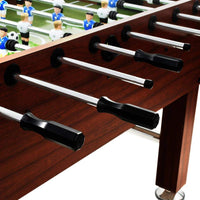Football Table Steel 60 kg 140x74.5x87.5 cm Brown Kings Warehouse 