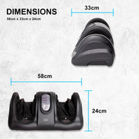 Forever Beauty Black Foot Massager Shiatsu Ankle Kneading Remote Kings Warehouse 