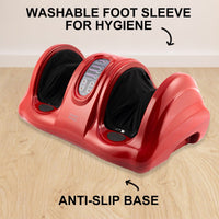 Forever Beauty Red Foot Massager Shiatsu Ankle Kneading Remote Kings Warehouse 