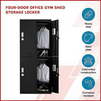 Four-Door Office Gym Shed Storage Locker Kings Warehouse 