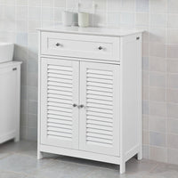 Freestanding Storage Cabinet with Doors/Drawer 60x87x35 cm living room Kings Warehouse 