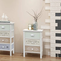 French Storage Cabinet 3 Drawers Wood KingsWarehouse 