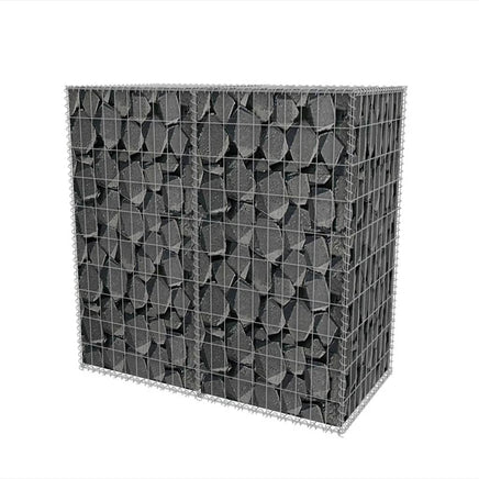 Gabion Basket Galvanised Steel 100x50x100 cm Kings Warehouse 