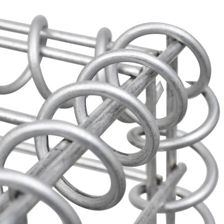 Gabion Basket Galvanised Steel 100x50x100 cm Kings Warehouse 