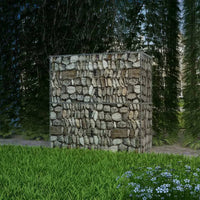 Gabion Basket Galvanised Steel 100x50x100 cm Kings Warehouse 