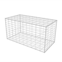 Gabion Basket Galvanised Steel 100x50x50 cm Kings Warehouse 