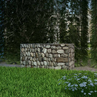 Gabion Basket Galvanised Steel 100x50x50 cm Kings Warehouse 