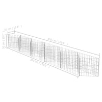 Gabion Basket Galvanised Steel 300x30x50 cm Kings Warehouse 