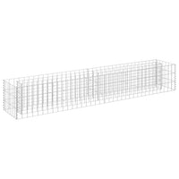 Gabion Raised Bed Galvanised Steel 180x30x30 cm Garden Supplies Kings Warehouse 