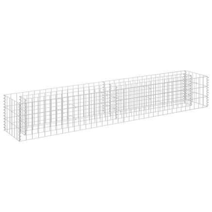 Gabion Raised Bed Galvanised Steel 180x30x30 cm Garden Supplies Kings Warehouse 