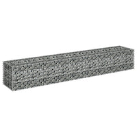 Gabion Raised Bed Galvanised Steel 180x30x30 cm Garden Supplies Kings Warehouse 