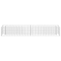Gabion Raised Bed Galvanised Steel 180x30x30 cm Garden Supplies Kings Warehouse 