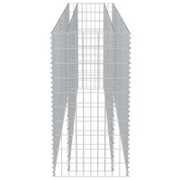 Gabion Raised Bed Galvanised Steel 270x50x100 cm Kings Warehouse 