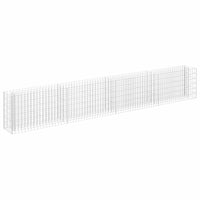 Gabion Raised Bed Galvanised Steel 360x30x60 cm Garden Supplies Kings Warehouse 