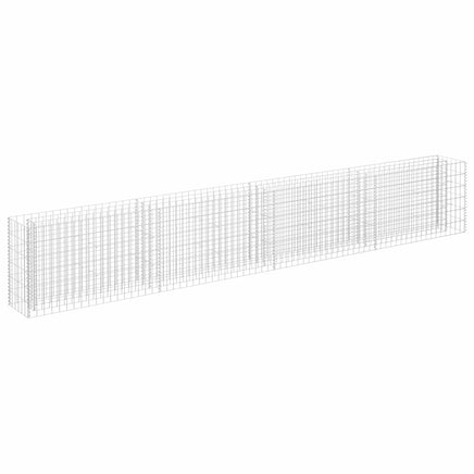 Gabion Raised Bed Galvanised Steel 360x30x60 cm Garden Supplies Kings Warehouse 
