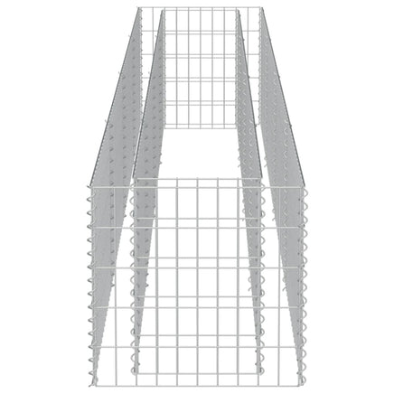 Gabion Raised Bed Galvanised Steel 360x50x50 cm Kings Warehouse 