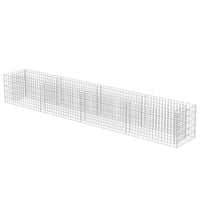 Gabion Raised Bed Galvanised Steel 360x50x50 cm Kings Warehouse 