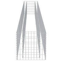 Gabion Raised Bed Galvanised Steel 450x50x50 cm Kings Warehouse 