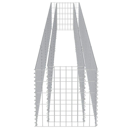 Gabion Raised Bed Galvanised Steel 450x50x50 cm Kings Warehouse 