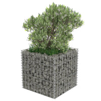Gabion Raised Bed Galvanised Steel 50x50x50 cm Kings Warehouse 