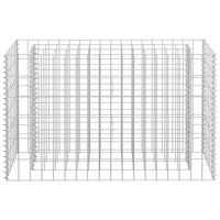 Gabion Raised Bed Galvanised Steel 90x30x60 cm Garden Supplies Kings Warehouse 