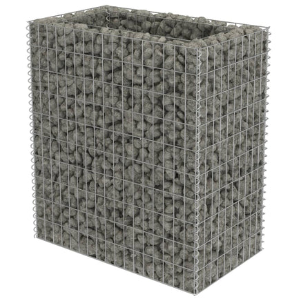 Gabion Raised Bed Galvanised Steel 90x50x100 cm Kings Warehouse 