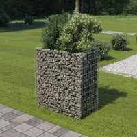Gabion Raised Bed Galvanised Steel 90x50x100 cm Kings Warehouse 