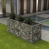Gabion Raised Bed Steel 270x90x100 cm Kings Warehouse 
