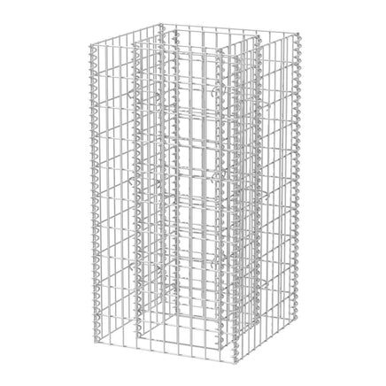 Gabion Raised Bed Steel 50x50x100 cm Kings Warehouse 