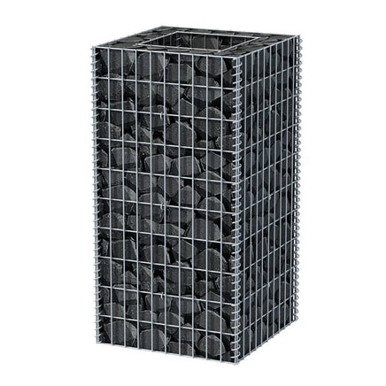 Gabion Raised Bed Steel 50x50x100 cm Kings Warehouse 