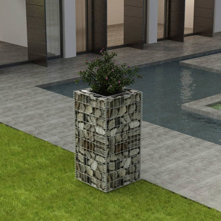Gabion Raised Bed Steel 50x50x100 cm Kings Warehouse 