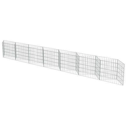 Gabion Wall Galvanised Steel 450x30x50 cm Kings Warehouse 