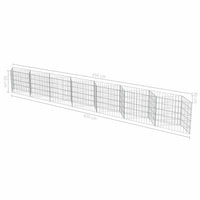 Gabion Wall Galvanised Steel 450x30x50 cm Kings Warehouse 
