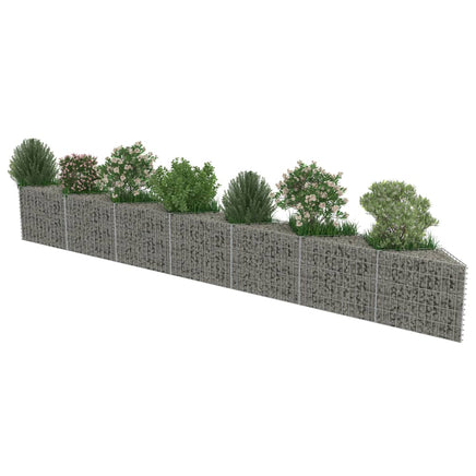 Gabion Wall Galvanised Steel 450x30x50 cm Kings Warehouse 