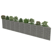 Gabion Wall Galvanised Steel 630x30x100 cm Garden Supplies Kings Warehouse 