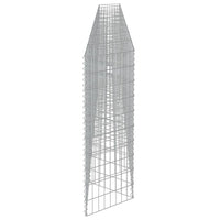 Gabion Wall Galvanised Steel 630x30x100 cm Garden Supplies Kings Warehouse 