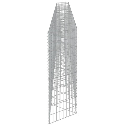 Gabion Wall Galvanised Steel 630x30x100 cm Garden Supplies Kings Warehouse 