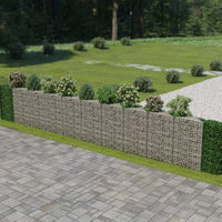 Gabion Wall Galvanised Steel 630x30x100 cm Garden Supplies Kings Warehouse 
