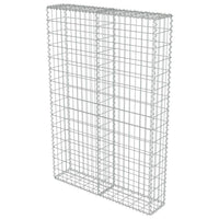Gabion Wall with Covers Galvanised Steel 100x20x150 cm Kings Warehouse 