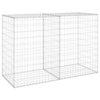 Gabion Wall with Covers Galvanised Steel 150x60x100 cm Garden Supplies Kings Warehouse 