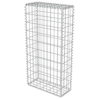 Gabion Wall with Covers Galvanised Steel 50x20x100 cm Garden Supplies Kings Warehouse 