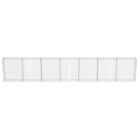 Gabion Wall with Covers Galvanised Steel 600x30x100 cm Kings Warehouse 